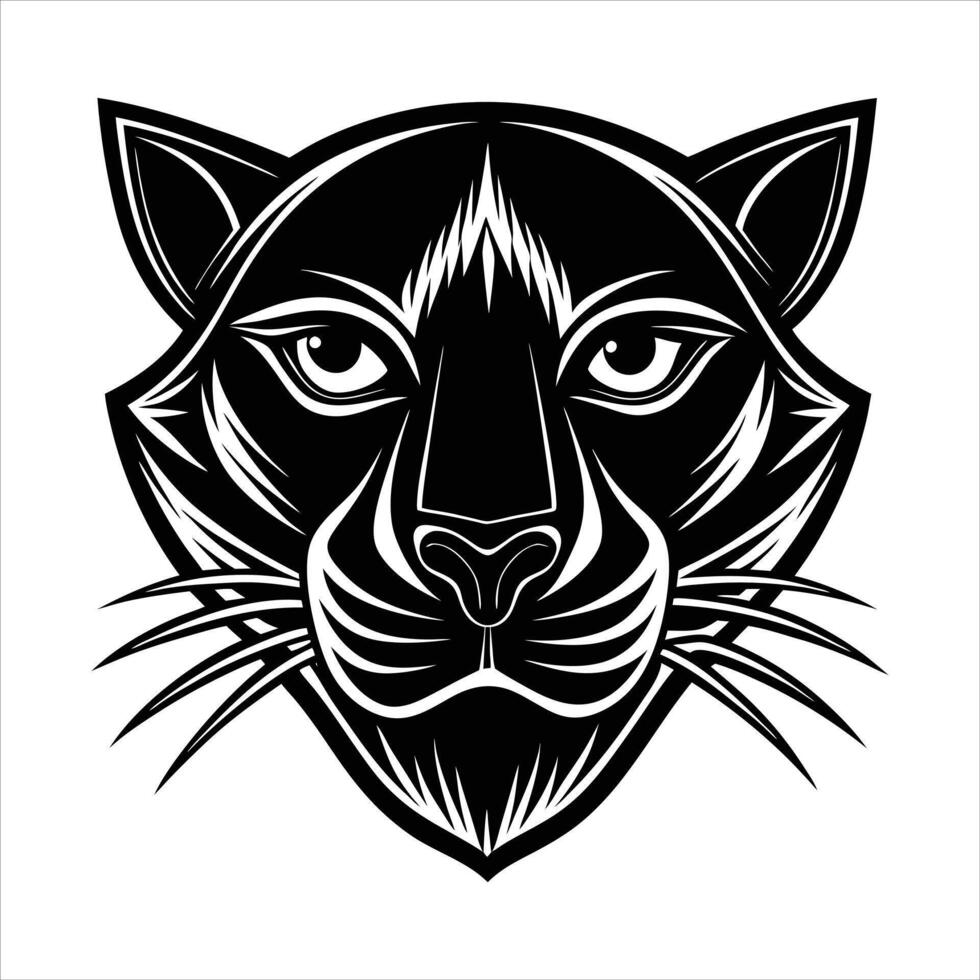Black Panther Silhouette vector