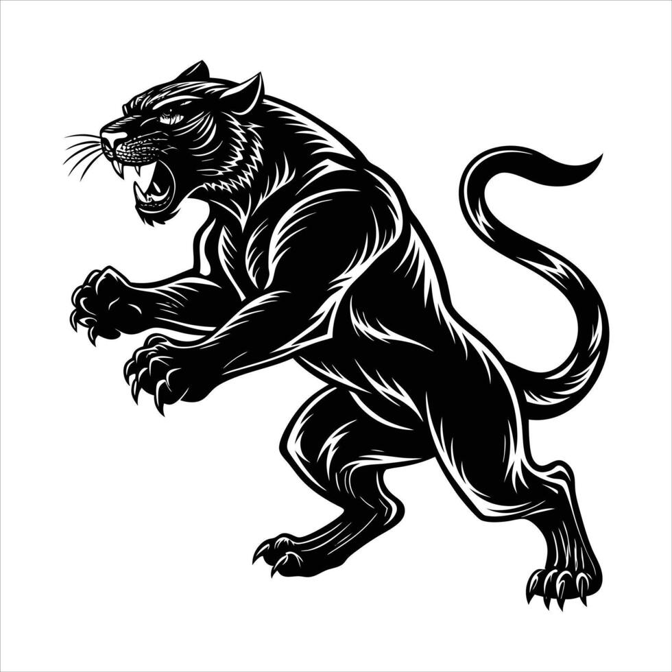 Black Panther Logo Pictures vector