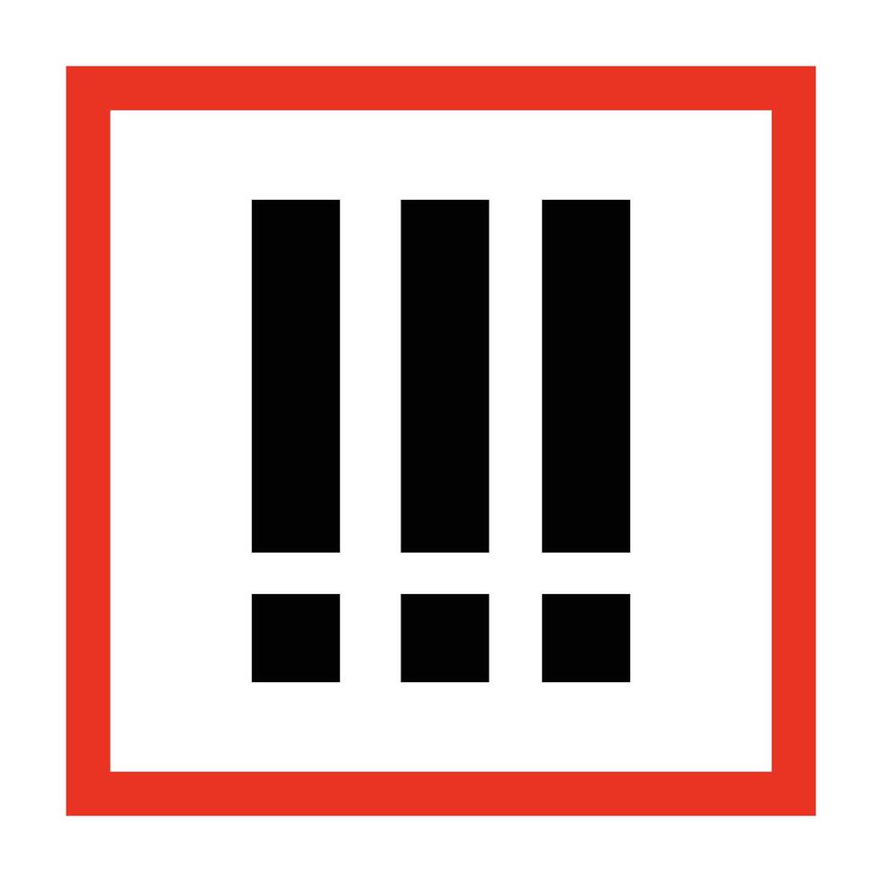 Design of 8 bit cute exclamation mark surprise shock notice alert. vector