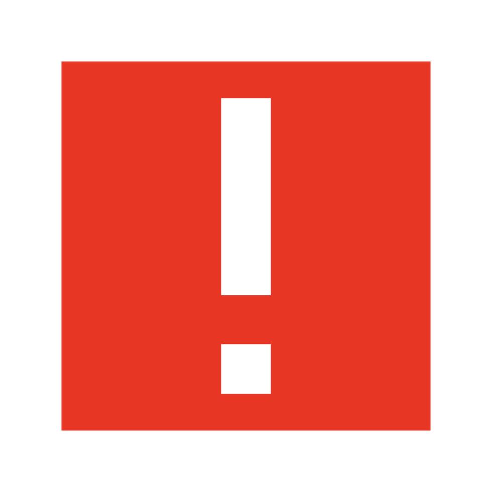 Cute design of art with exclamation mark surprise shock notice 8 bit game. vector