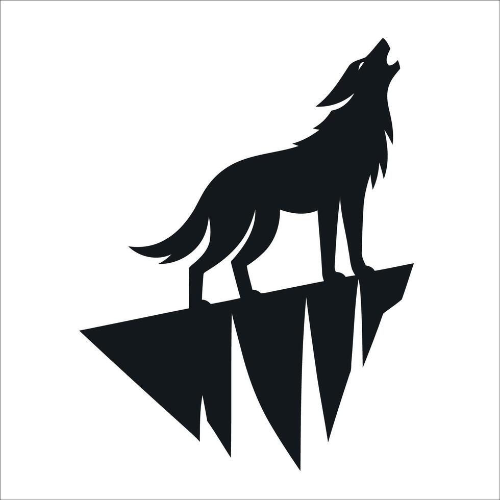 Howling Wolf Cliff vector