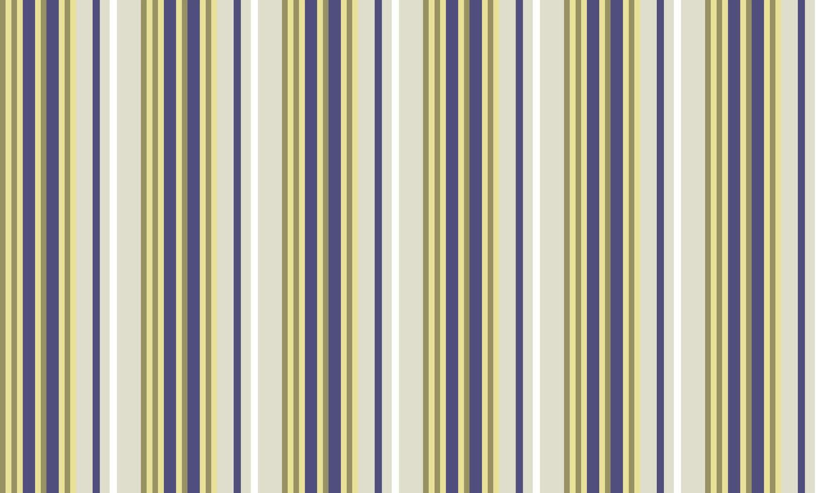 a striped pattern dark blue ,yellow and white color on cream color background for fabric vector