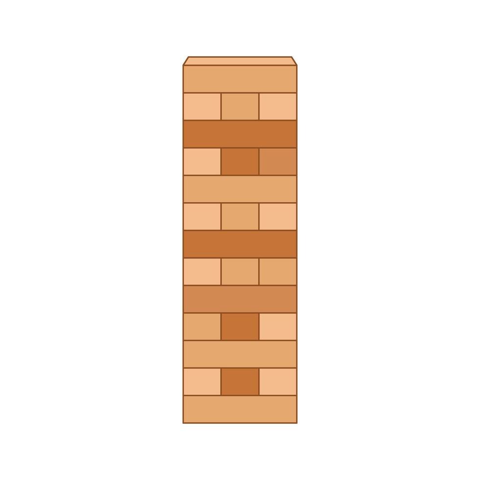 A brick wall with a brick in the middle vector