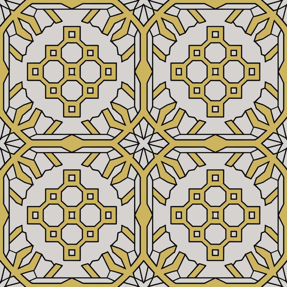 Golden Ornamental Pattern vector