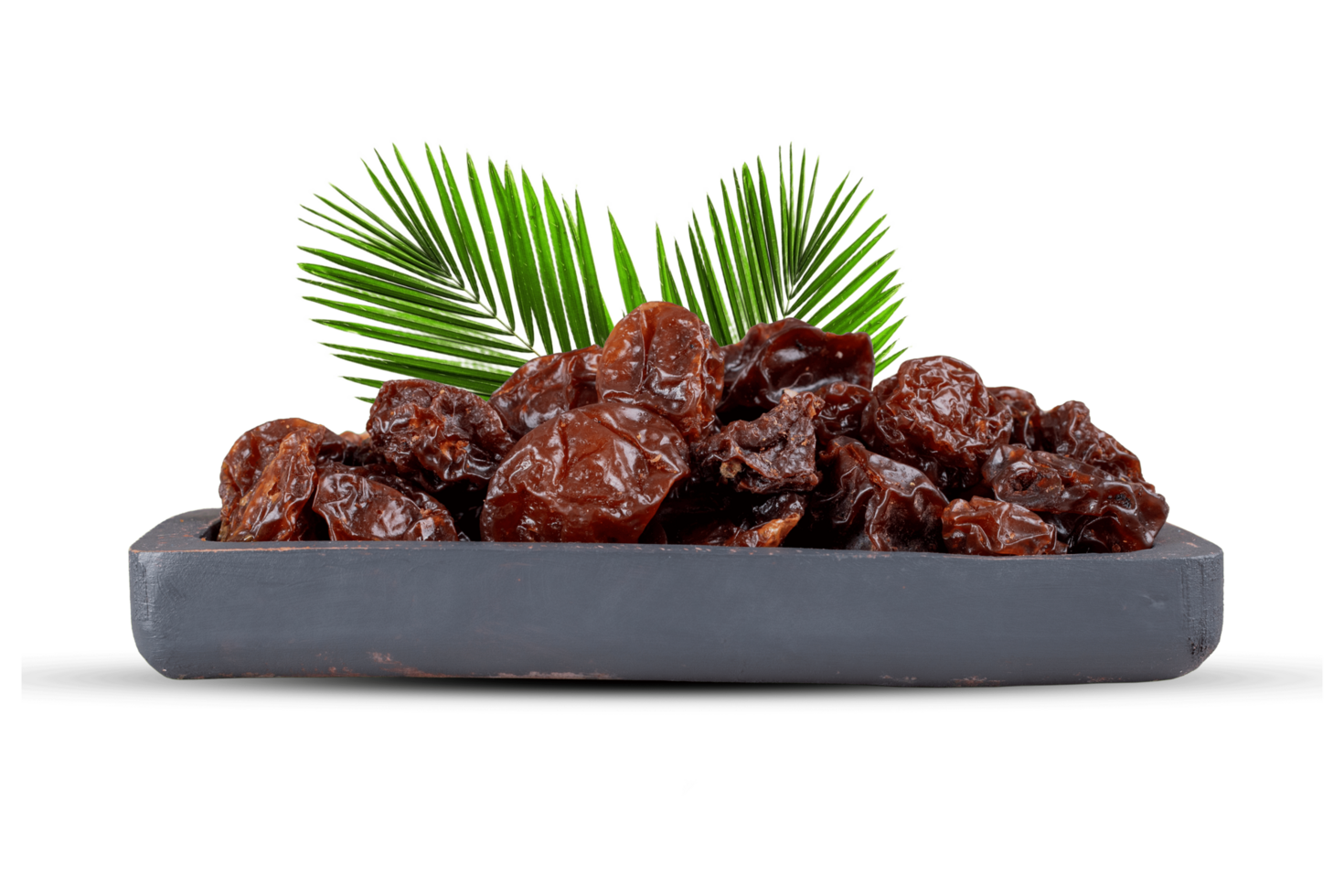Bowl of dates khajur transparent background for Ramadan. Arabian Dates for ramadan. Dates khajur on a wooden bowl png