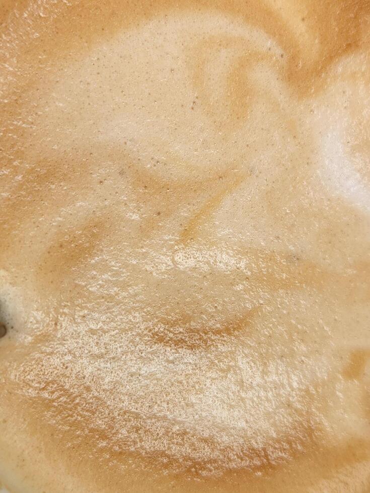 Coffee foam for background. Coffee foam texture photo