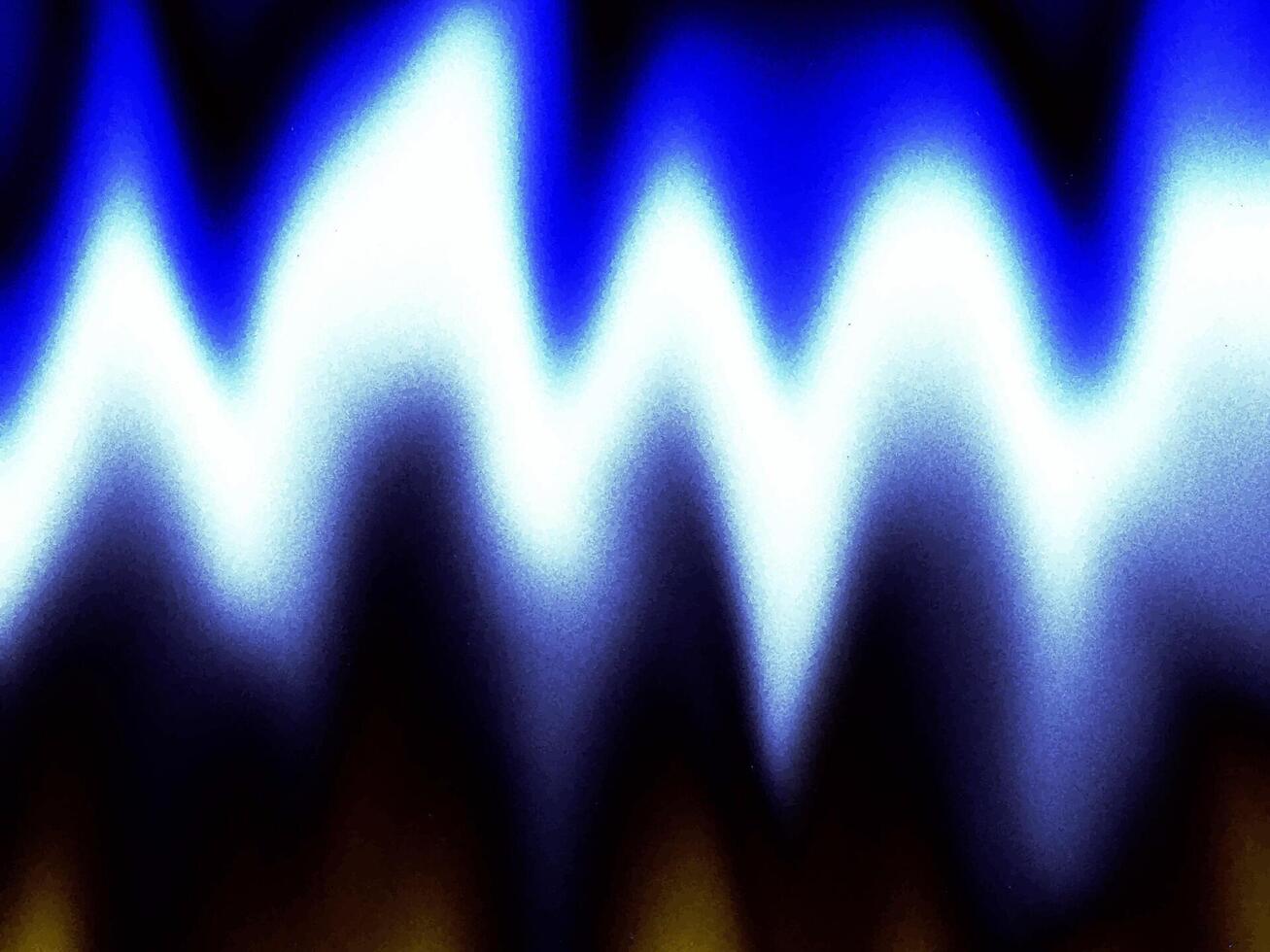 blue and yellow hologram grainy texture background vector