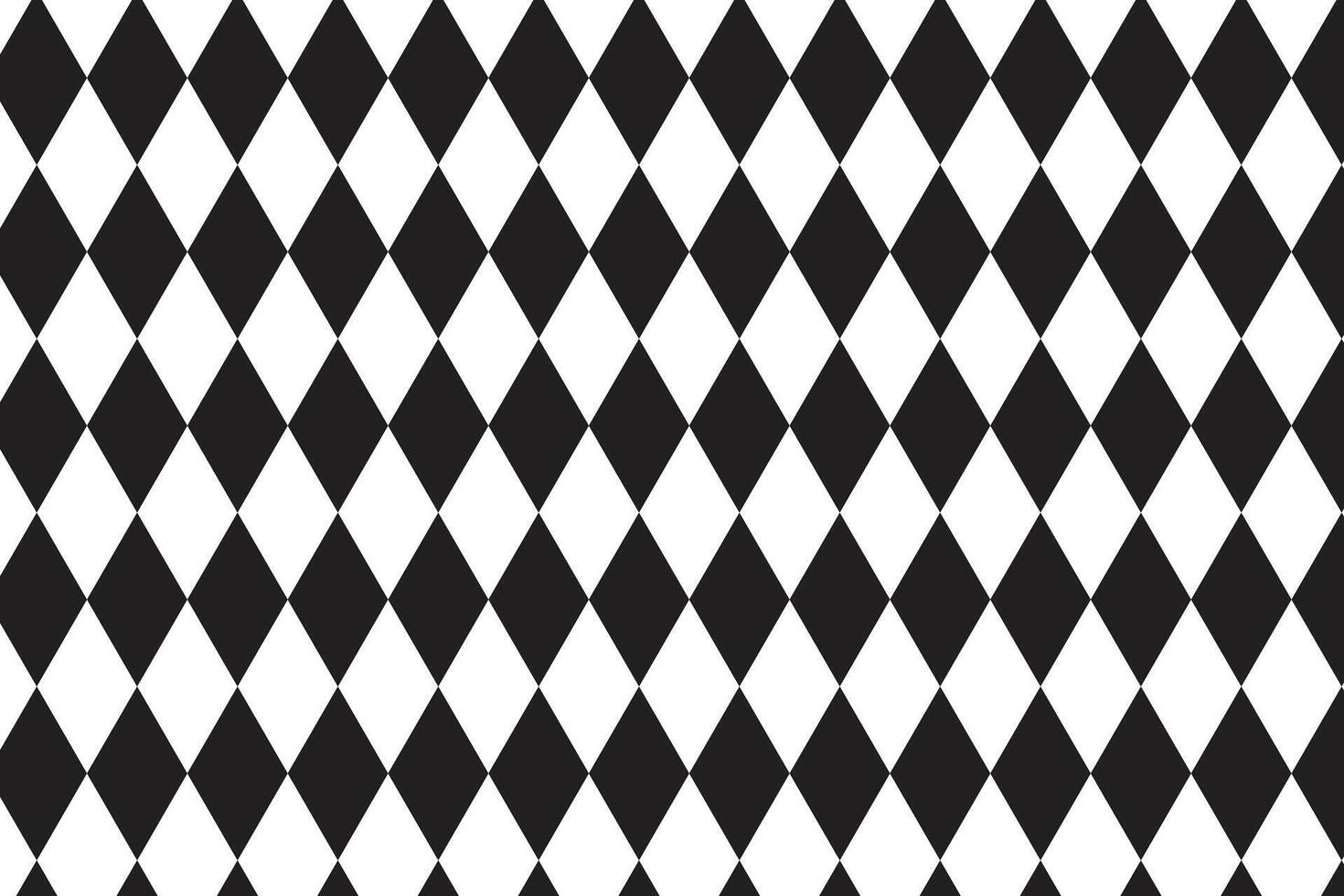 Black and white diamond shape pattern . Black and white diamond background . illustration vector