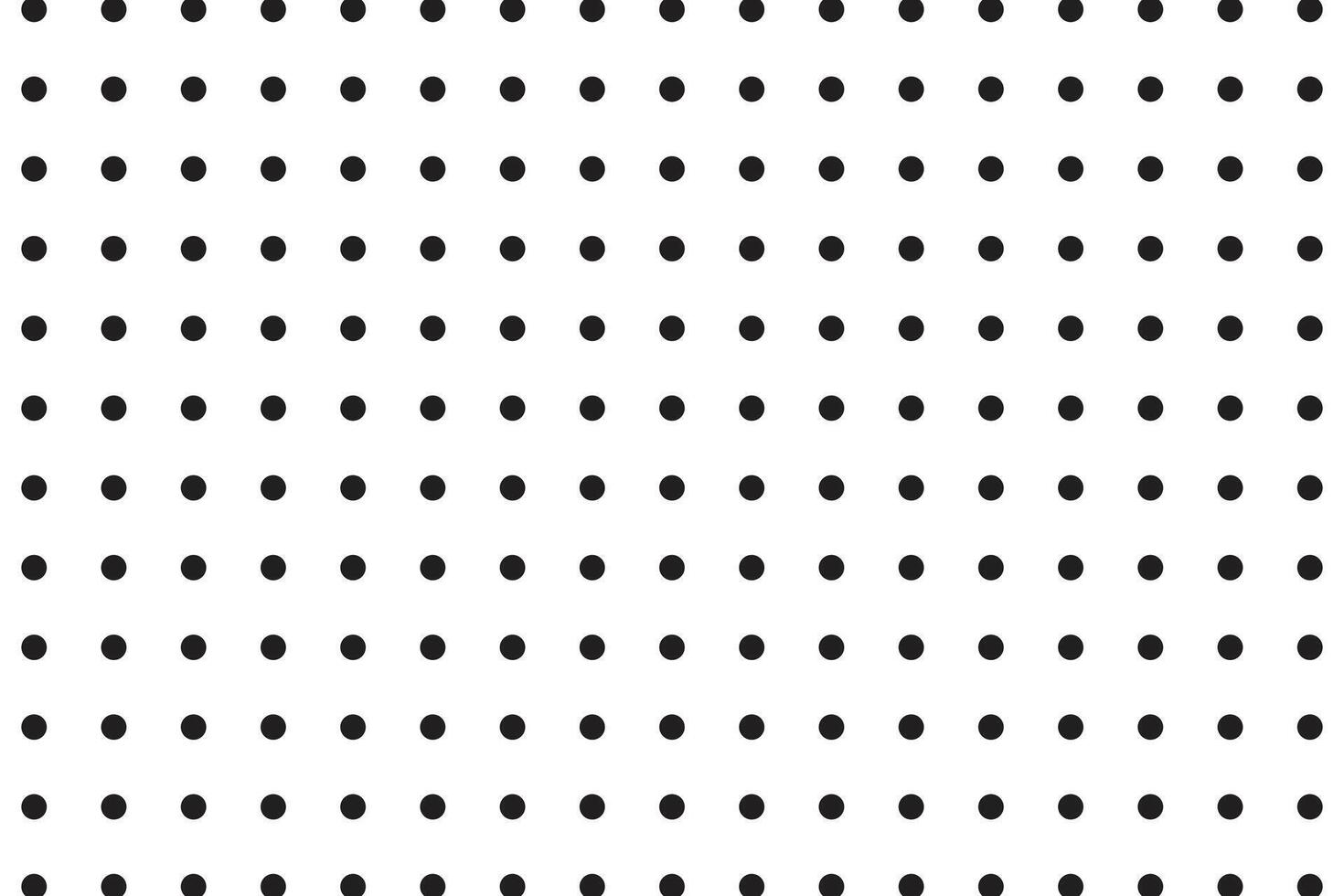 Black dot grid pattern . Polka dot pattern . Dots grid background . illustration vector
