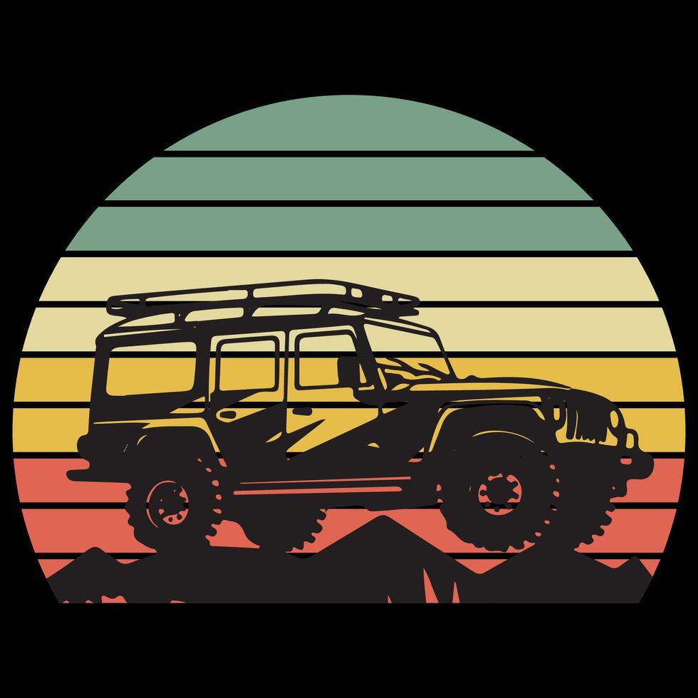 Adventure offroad t shirt design art vector