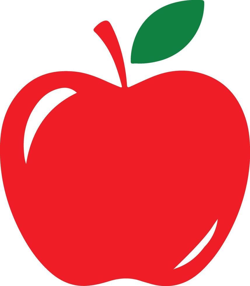 Retro Apple Art Illustration vector