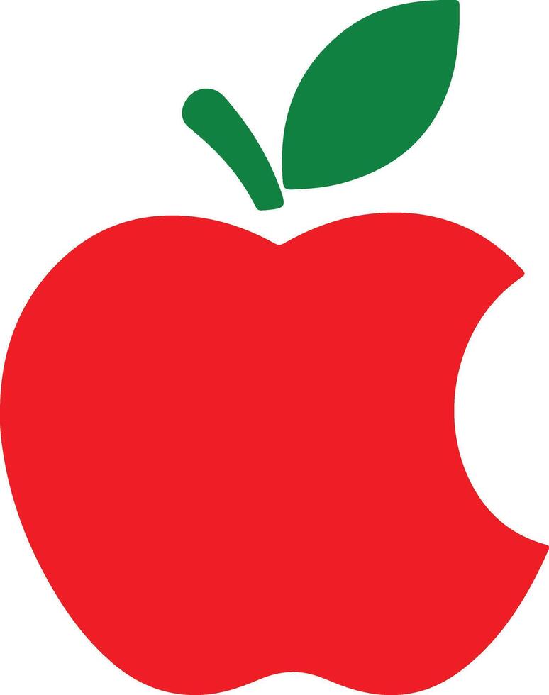 Farm Fresh Apple Illustration Art vector