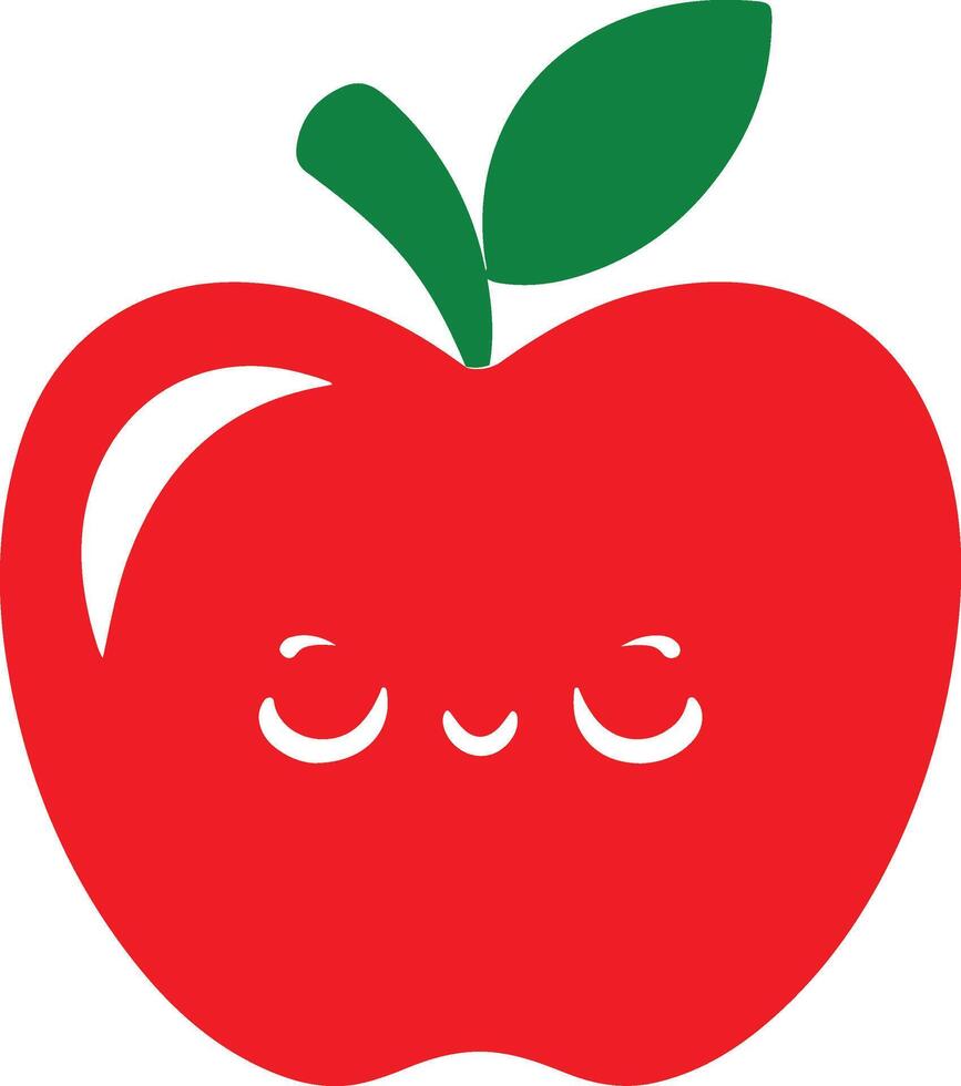 Hand-Drawn Apple Art Design vector