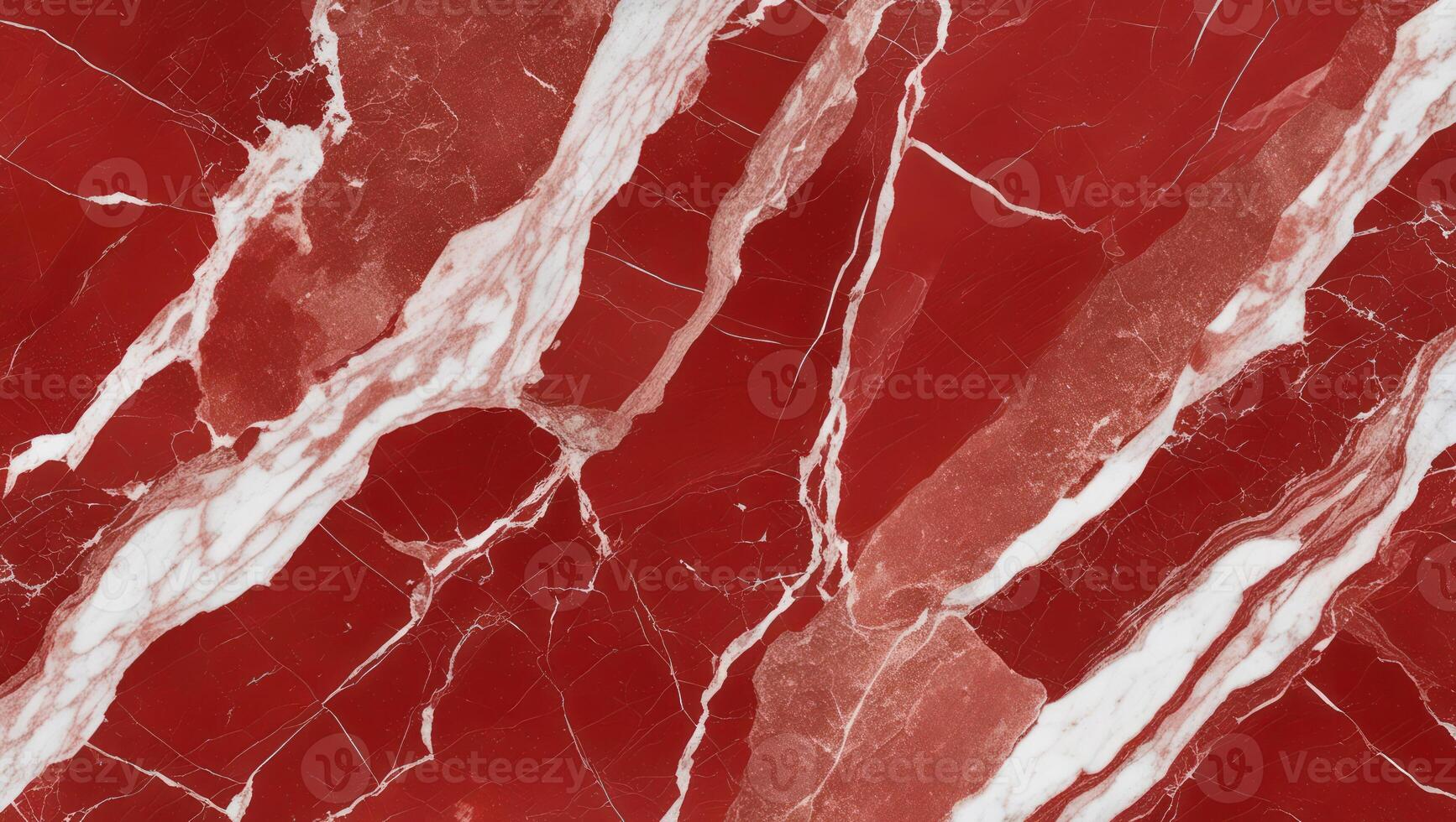 Rojo Alicante marble texture with bold bright red hues and elegant white veins for refined decor. photo
