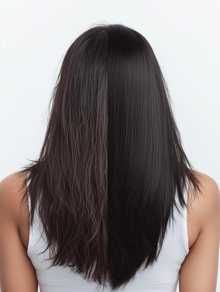 Before and after hair color before and after hair color photo