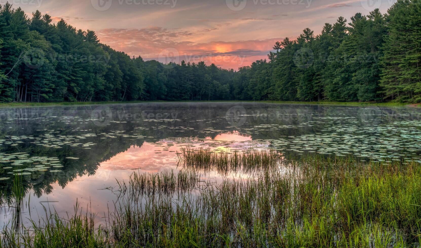 New York, USA, 2025 - Silver Lake in Sullivan County photo