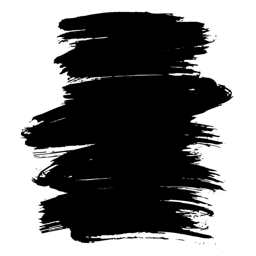Hand Drawn Painted Brush Grunge Stroke Banner for Text Boxes vector