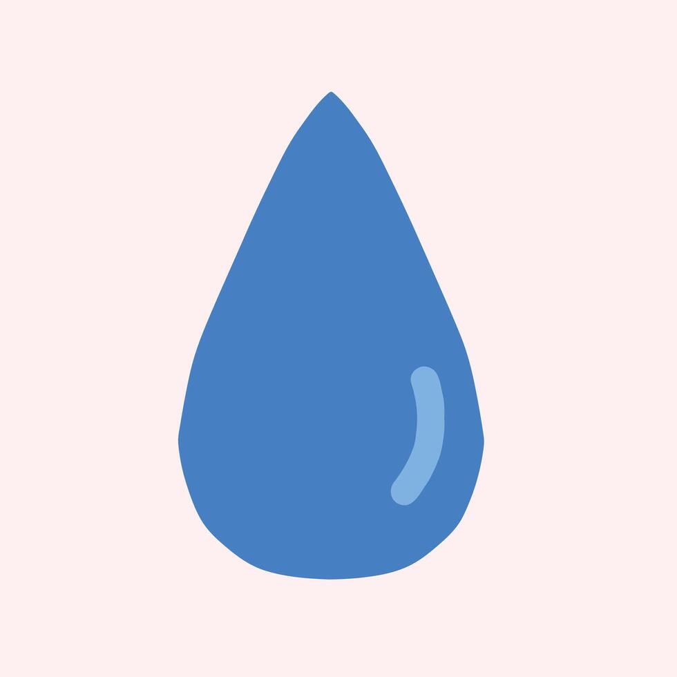 water drop sign simple design vector