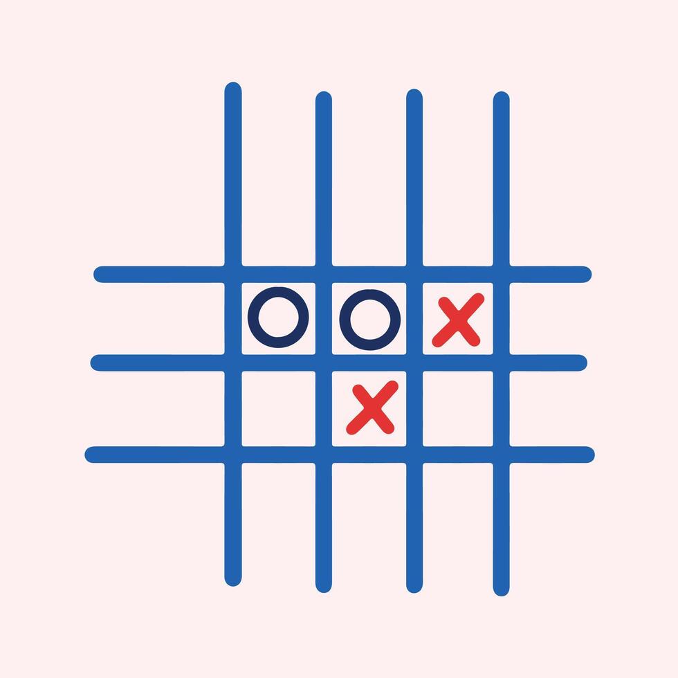 bingo blue simple design vector
