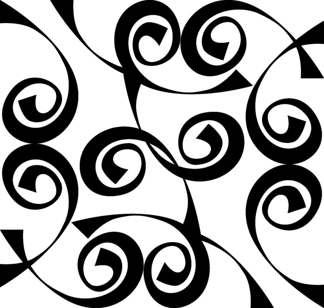 Decorative Flourish Black Border vector
