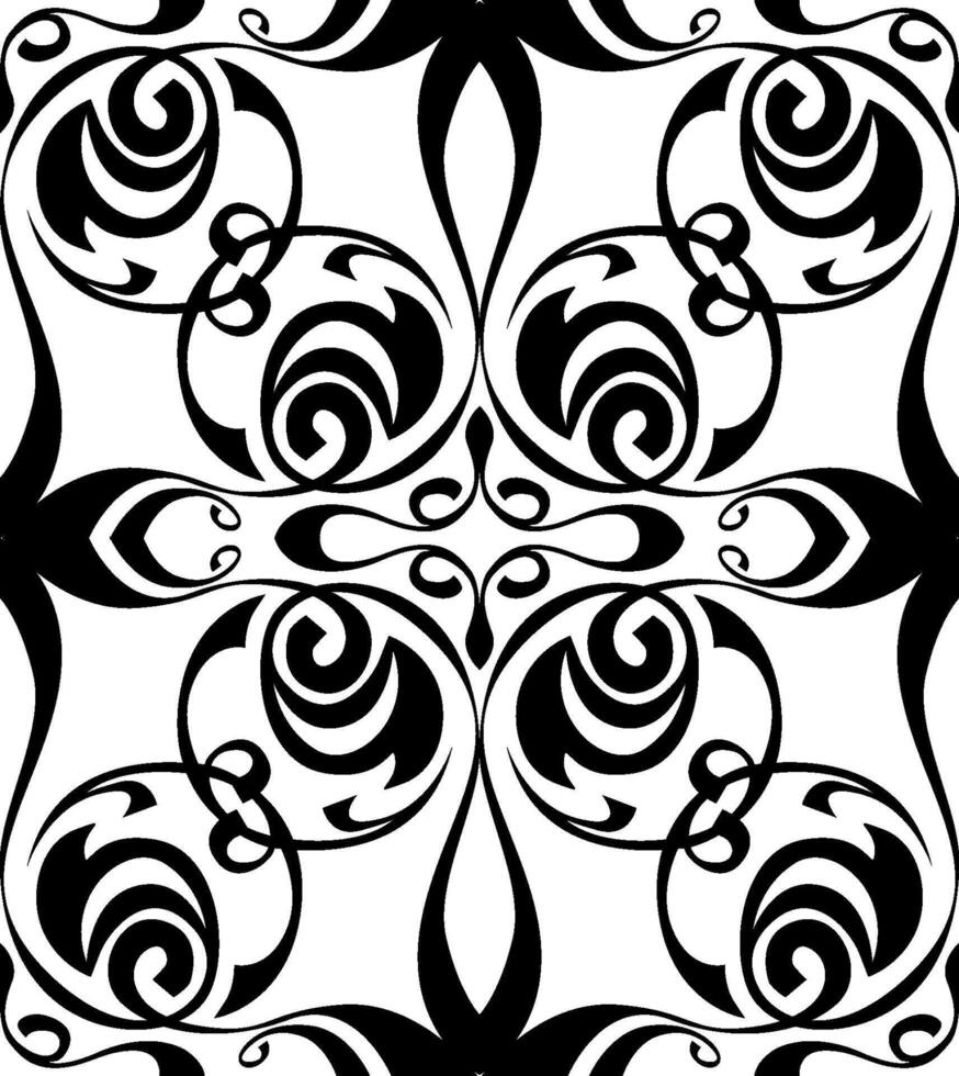 Timeless Black Border for Print Design vector