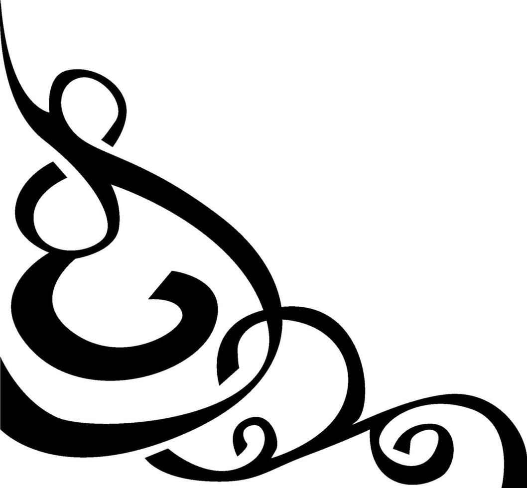 Unique Black Line Art for Framing vector
