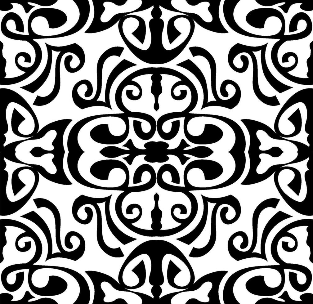 Black Floral Frame for Stylish Backgrounds vector