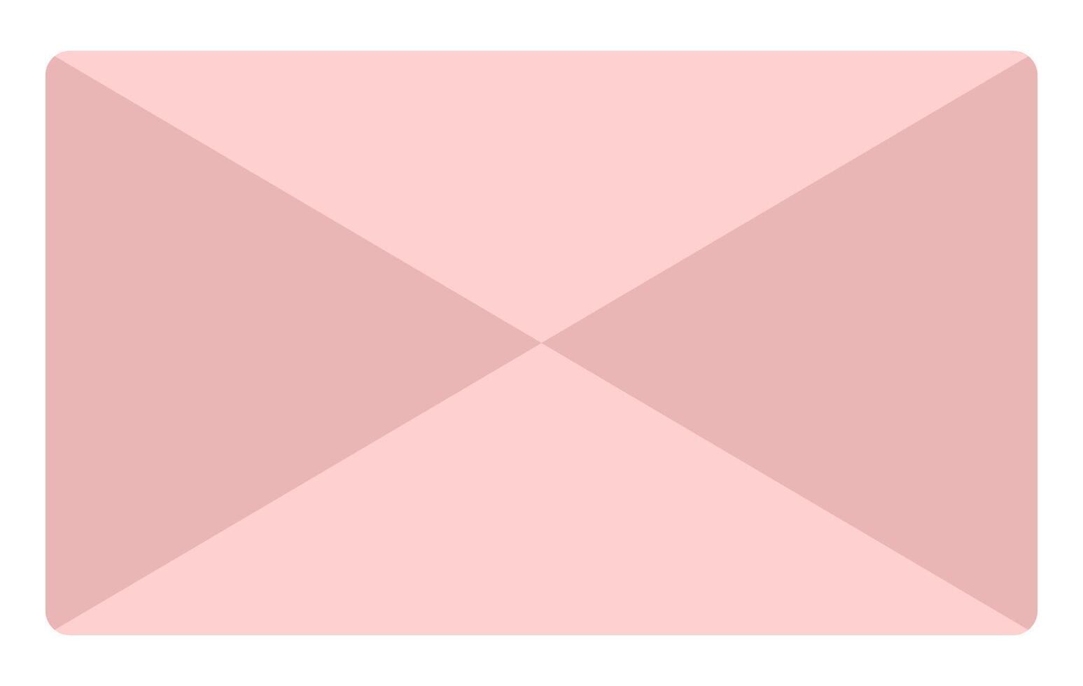 pink envelope icon. vector