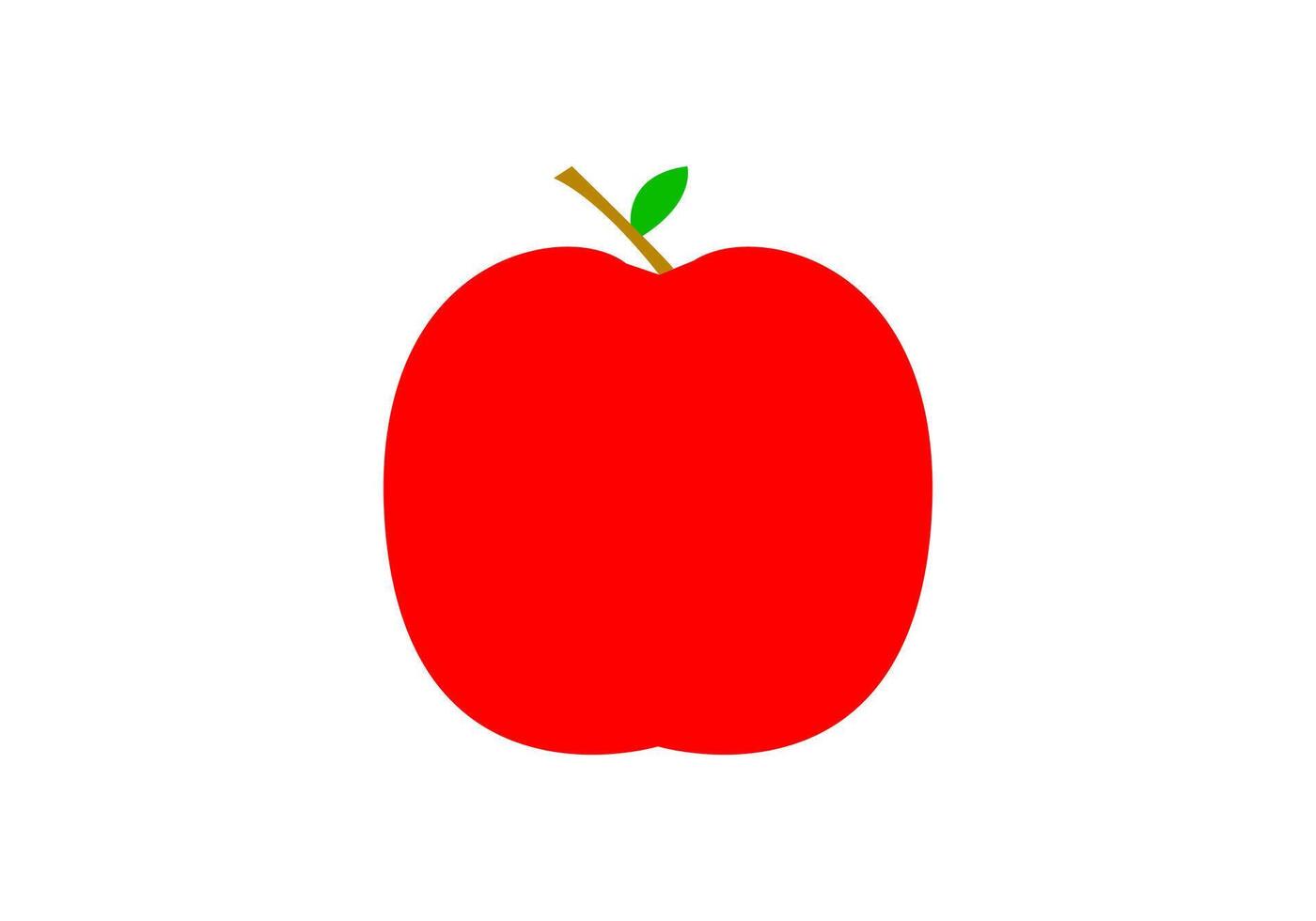 colorfull apple icon design vector