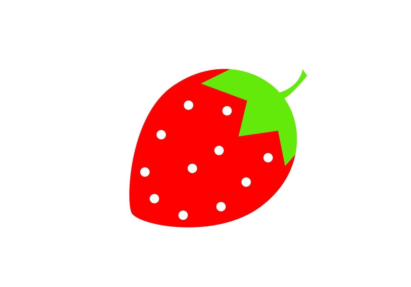 colorfull strawberry icon design vector
