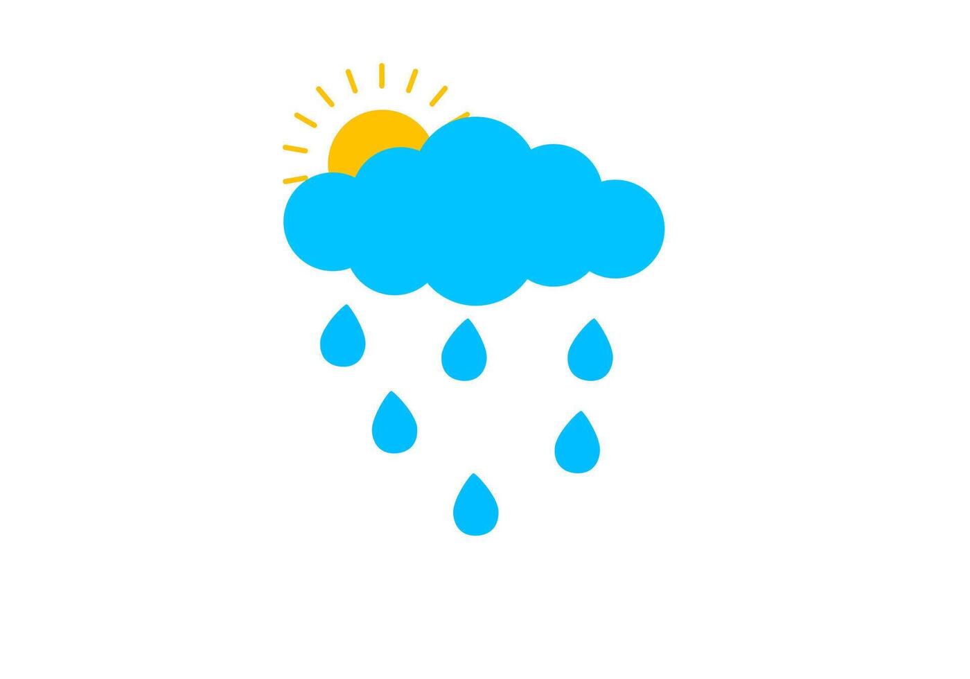 weather icon design vector