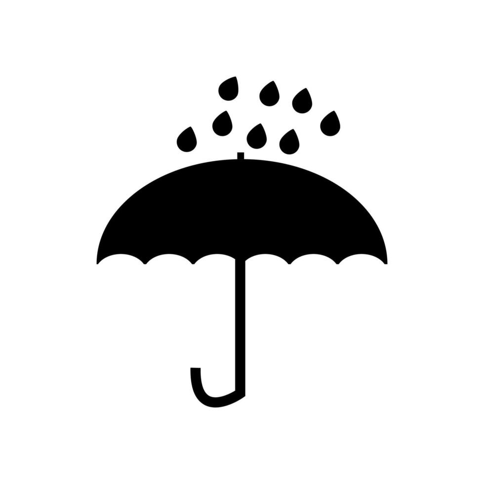 umbrella flat icon vector