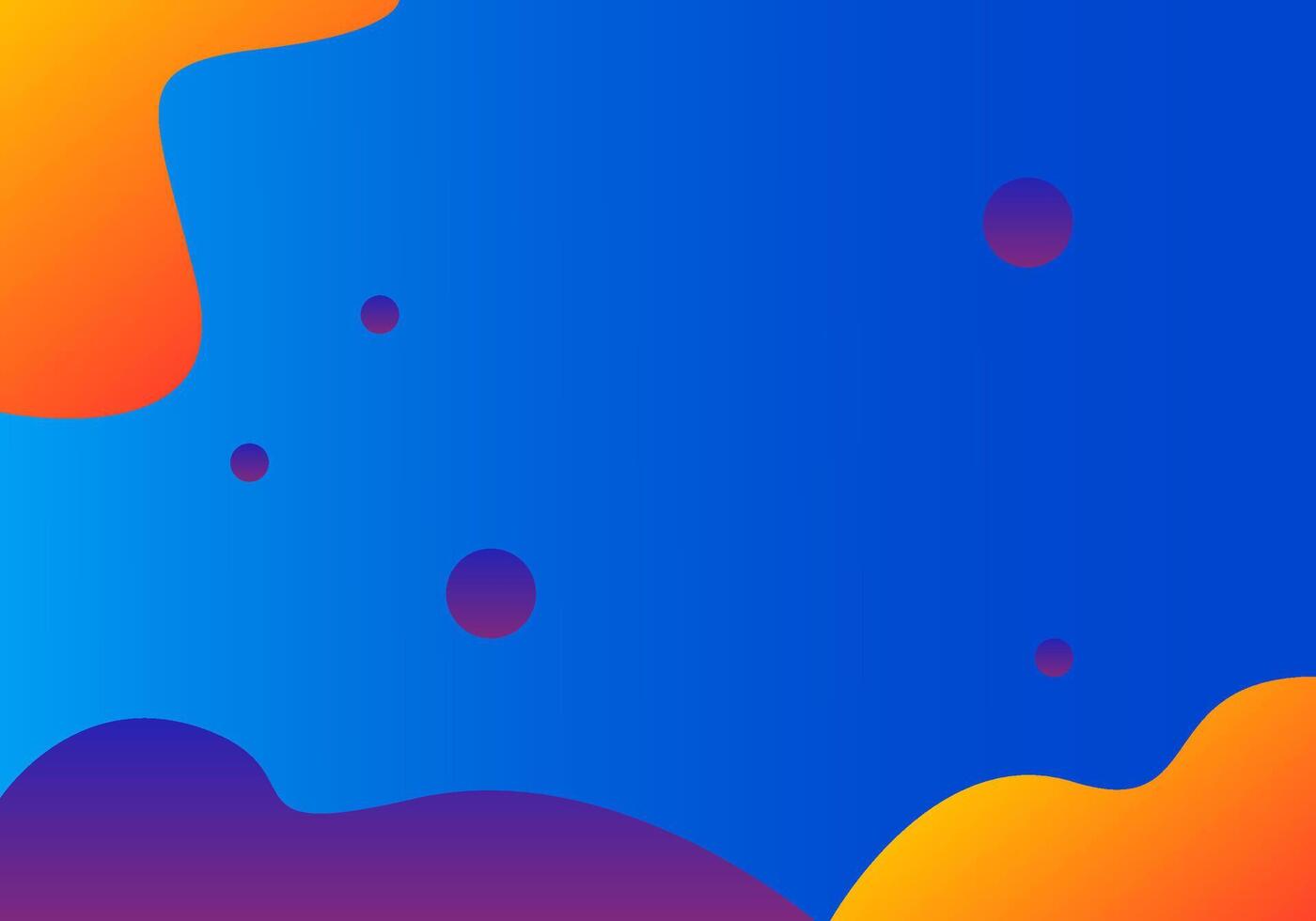 abstract background with blue and circle ornament vector