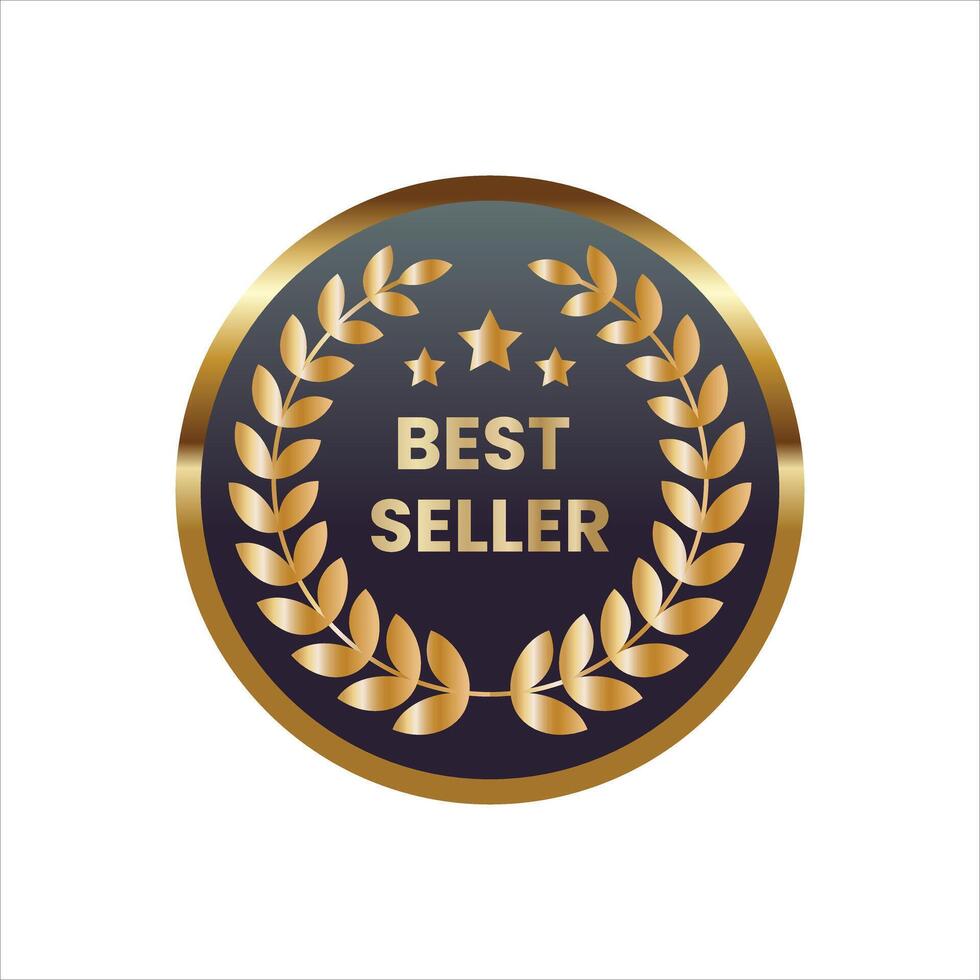 Best seller badge vector
