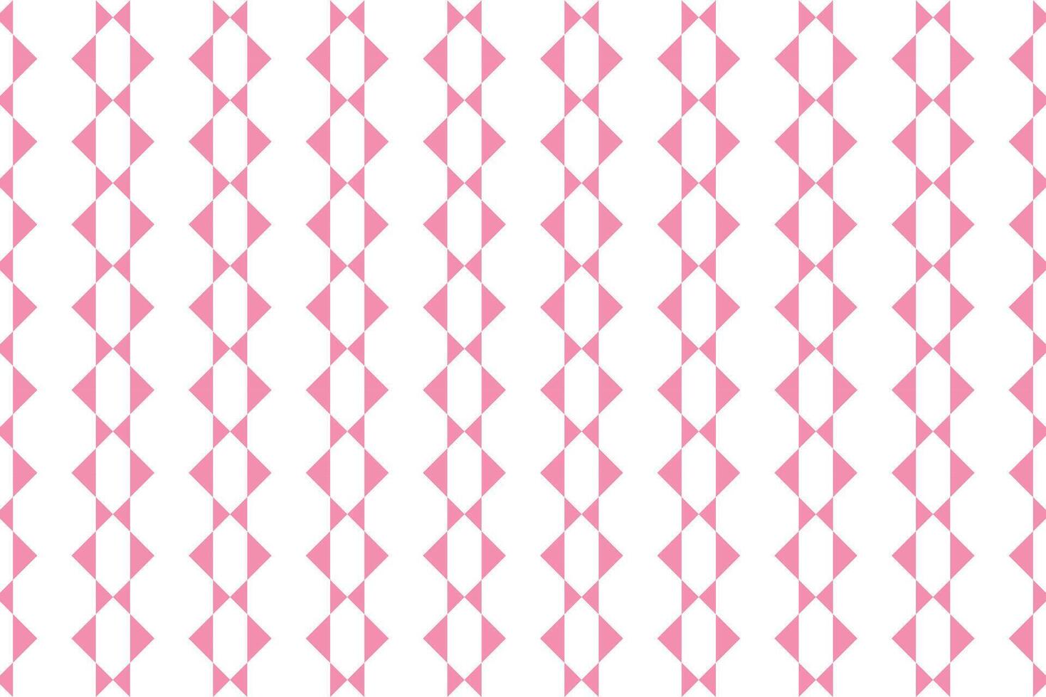Geometric pattern with pink rhombuses on a white background. vector