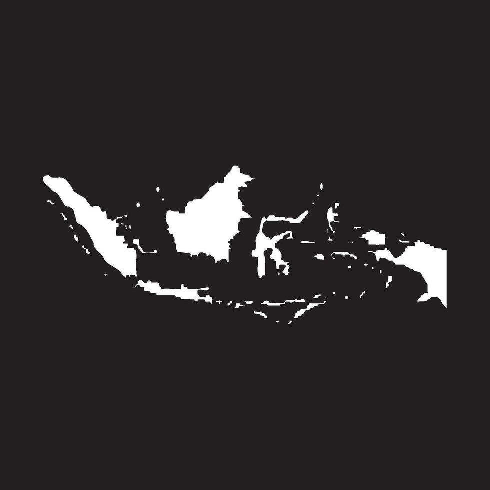 Indonesian Map Icon vector