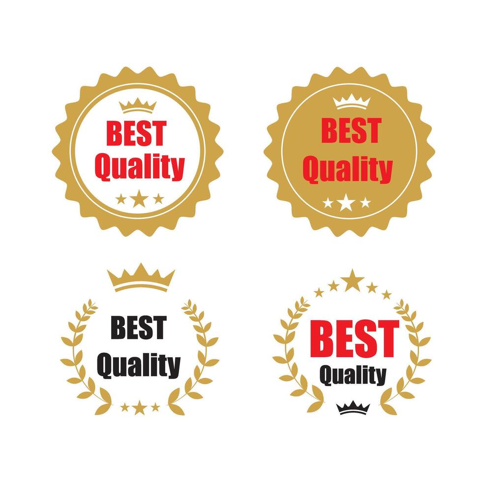 High quality badge and labels design elements.Golden badge collection.Premium emblem luxury in gold color. vector