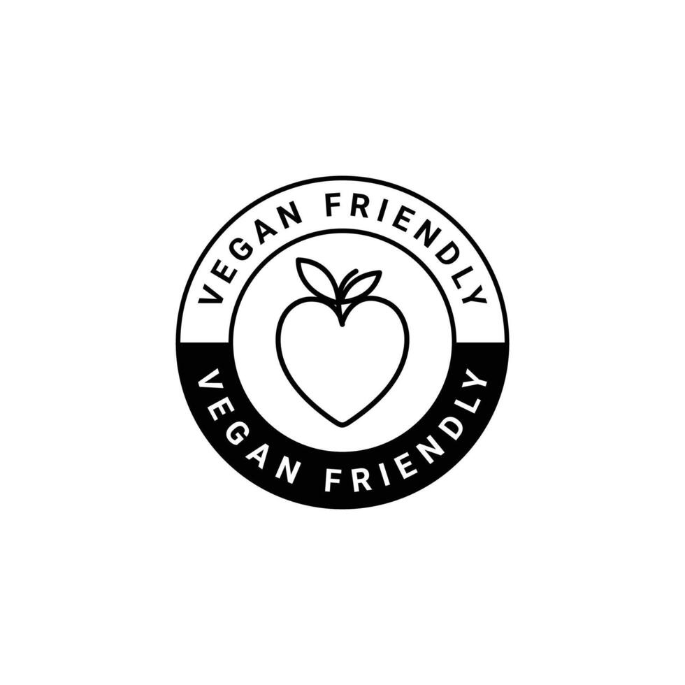 vegan friendly icon vector