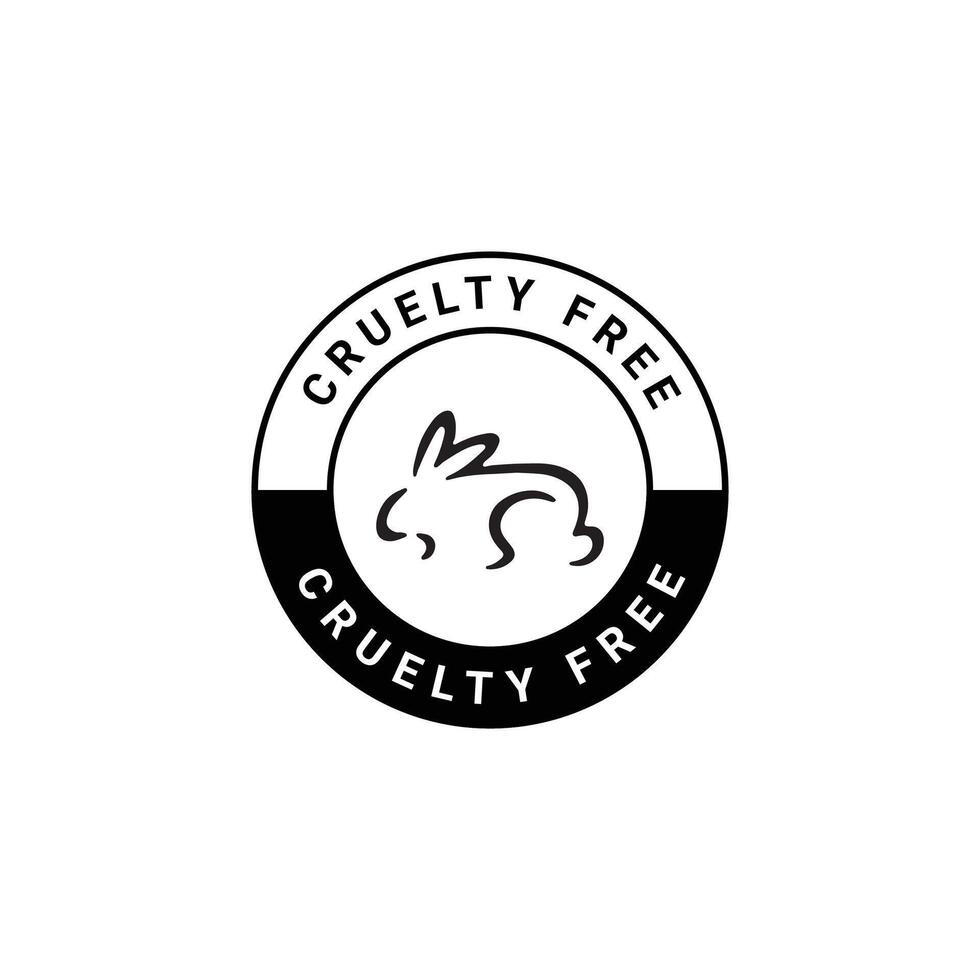 cruelty free icon design vector