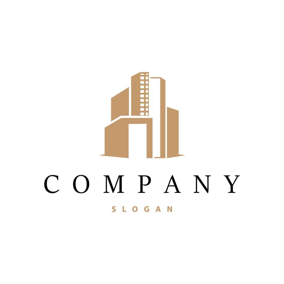 building logo design real estate template illustration vector