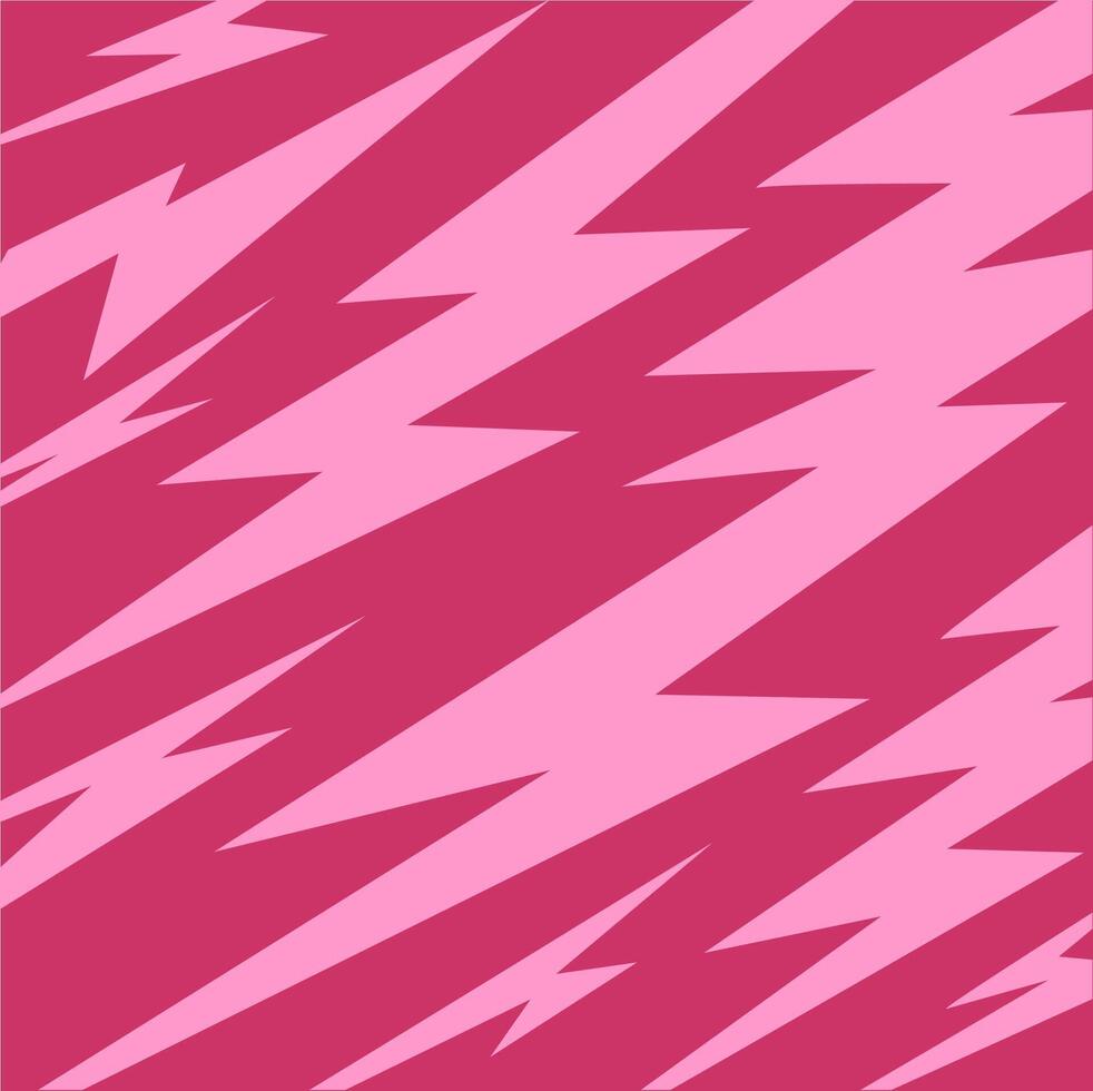 Pink and white lightning bolt pattern suitable for fashion accessories, stationery, and trendy design projects with an electric aesthetic. vector