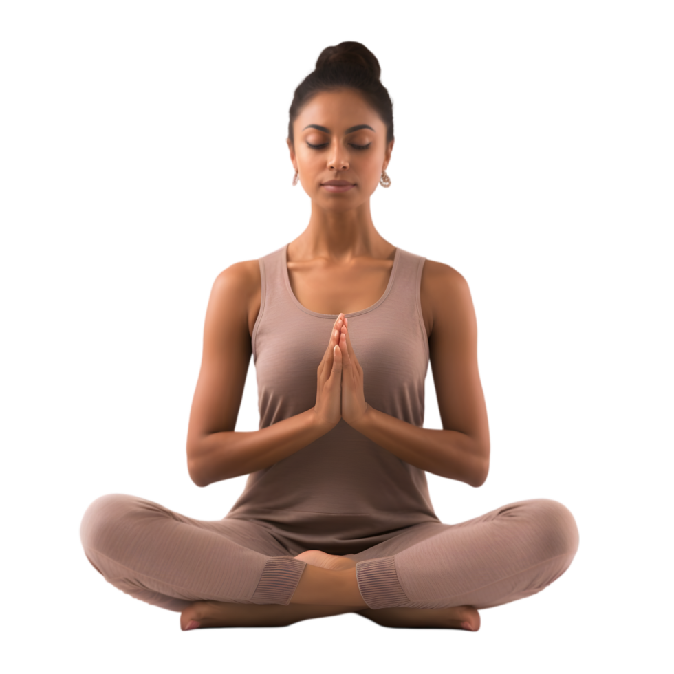 Meditation practice indoor space wellness image calm environment front view mindfulness concept png