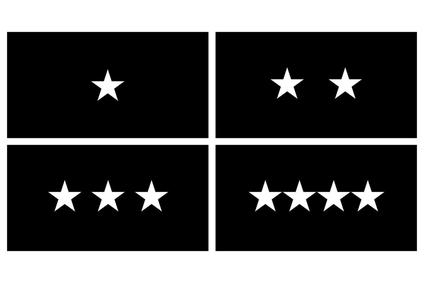 United States Space Force Rank Flags Bundle Illustration Premium Quality vector