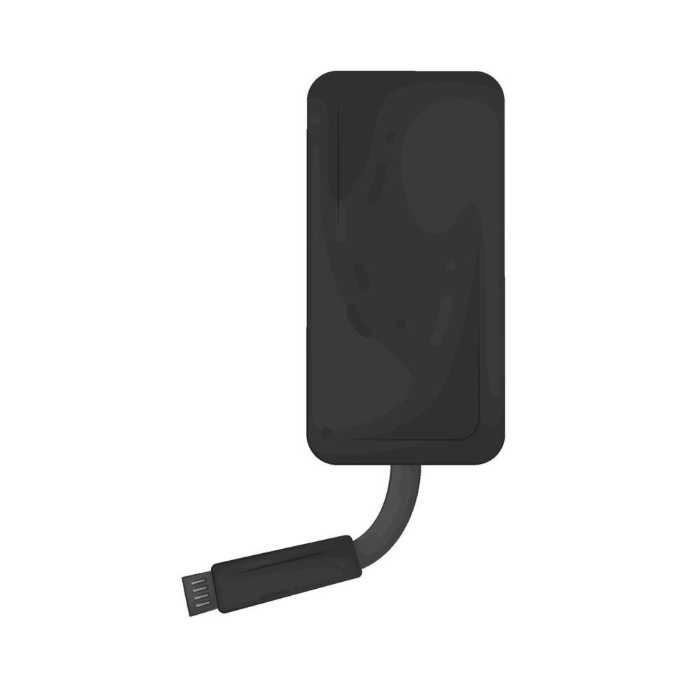 Illustration of gps tracker vector