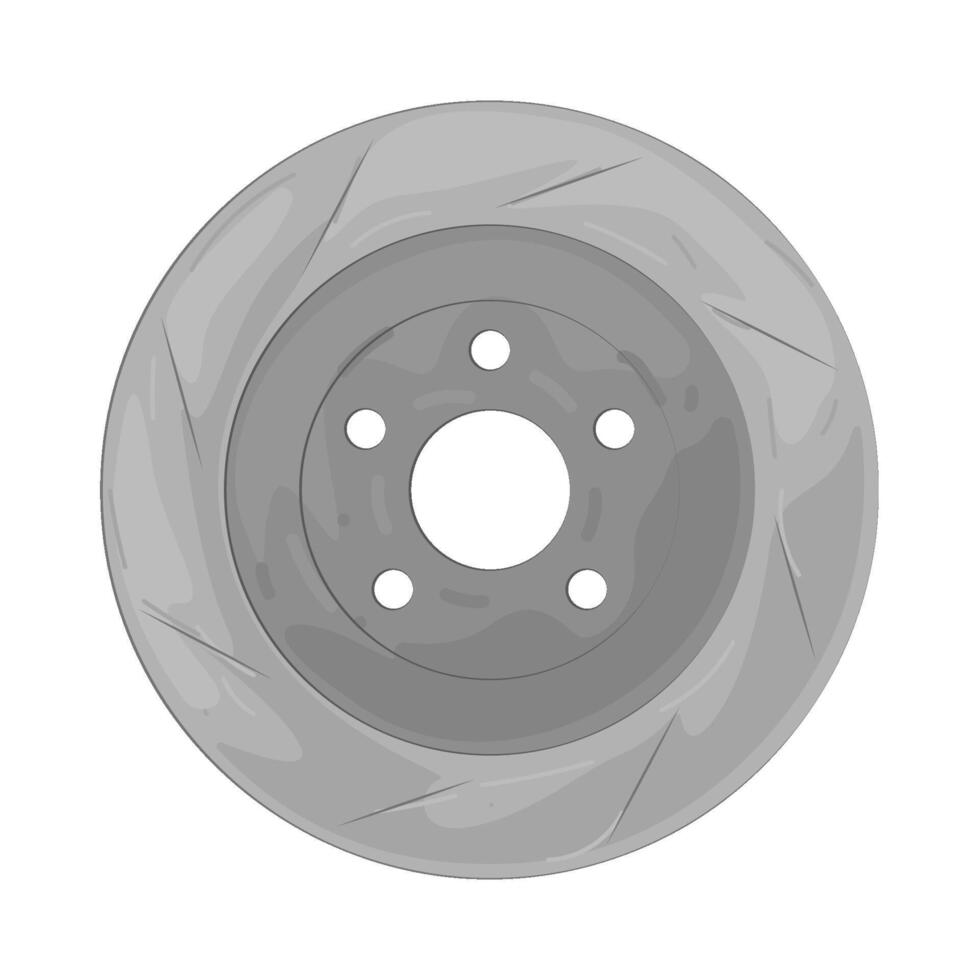 Illustration of brake disc vector