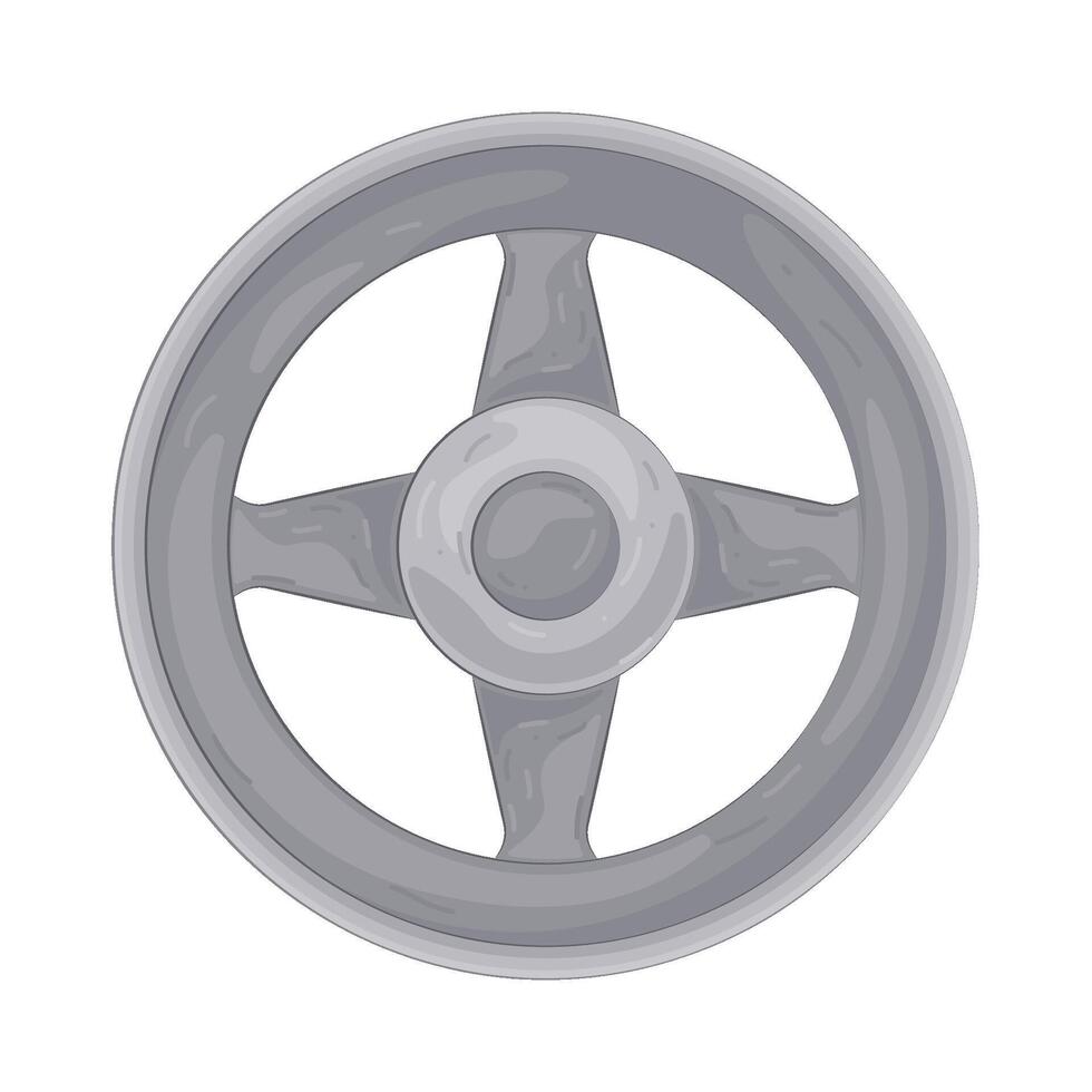 Illustration of custom wheel vector
