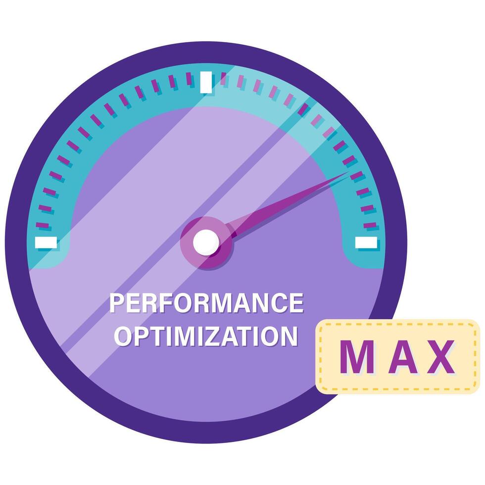 Performance Optimization, business improvement vector
