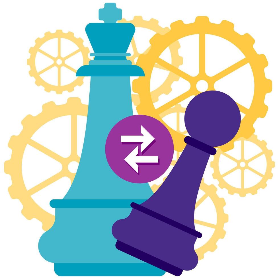 Strategy Development, business improvement vector