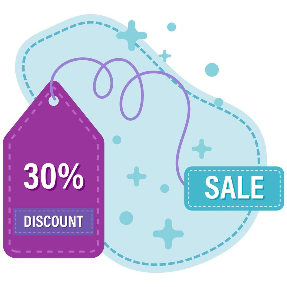 discount label and price tag vector