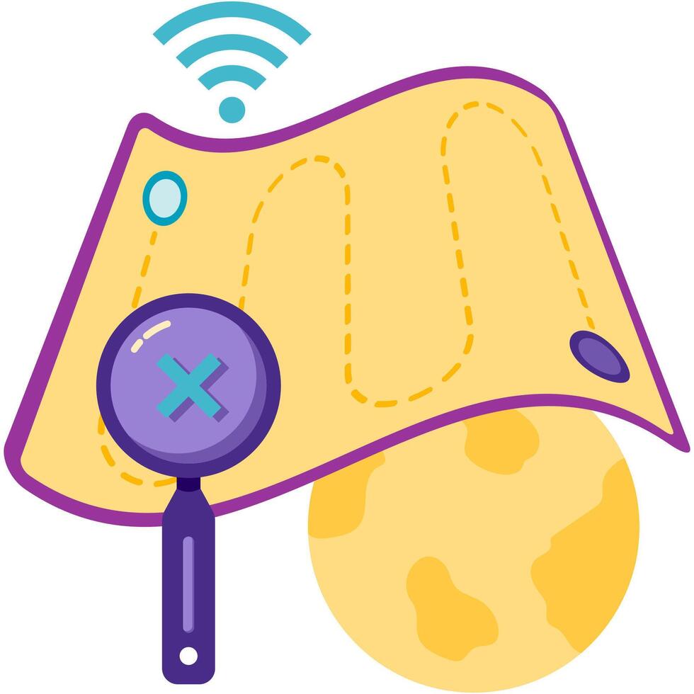 internet tracking blocking, digital security vector